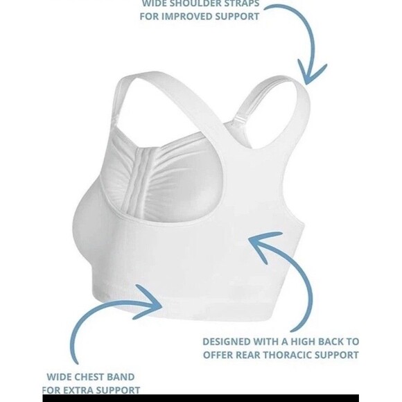 Carefix Bella Seamless Post Op Surgery Compression Bra White Size XL - Picture 8 of 10